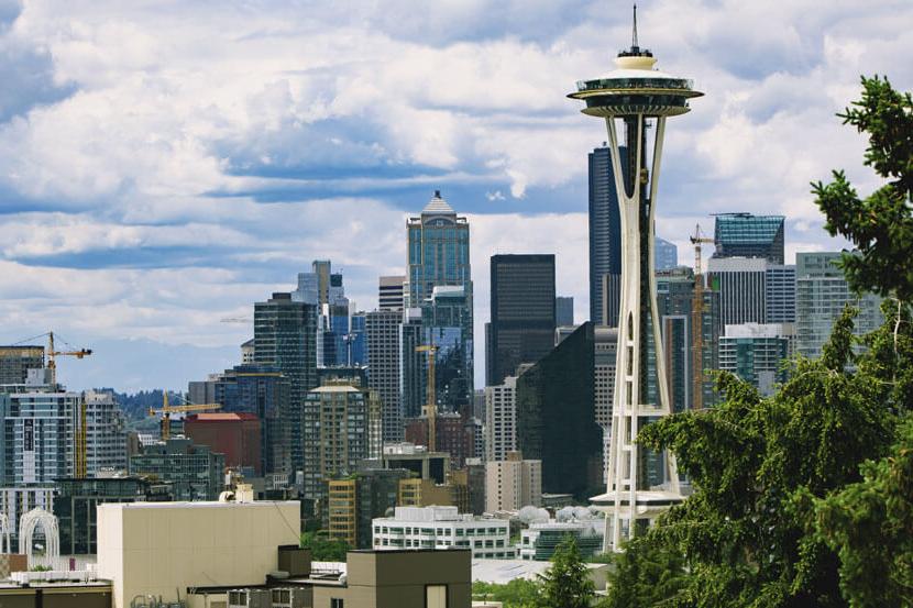 downtown seattle view from kerry park